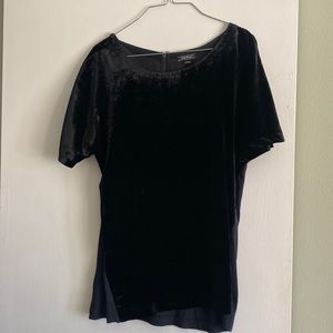 Velvet black top Lucky Brand